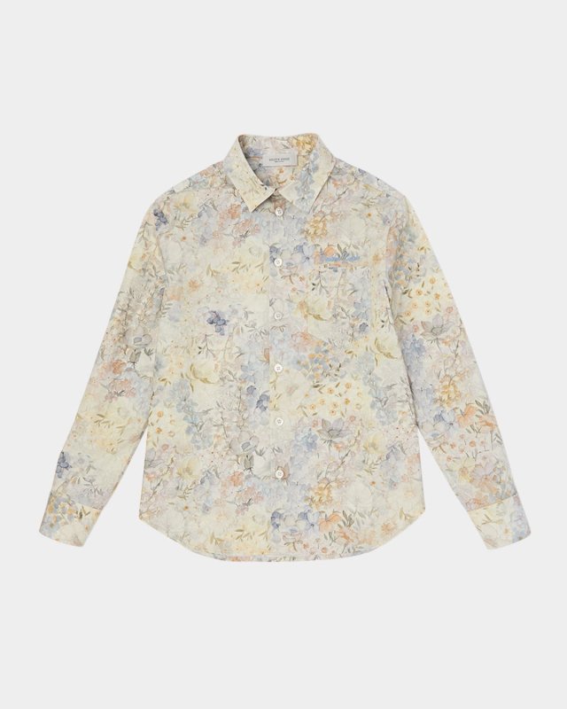 Kid's Journey Multicolor Floral Button-Front Shirt, Size 4-12